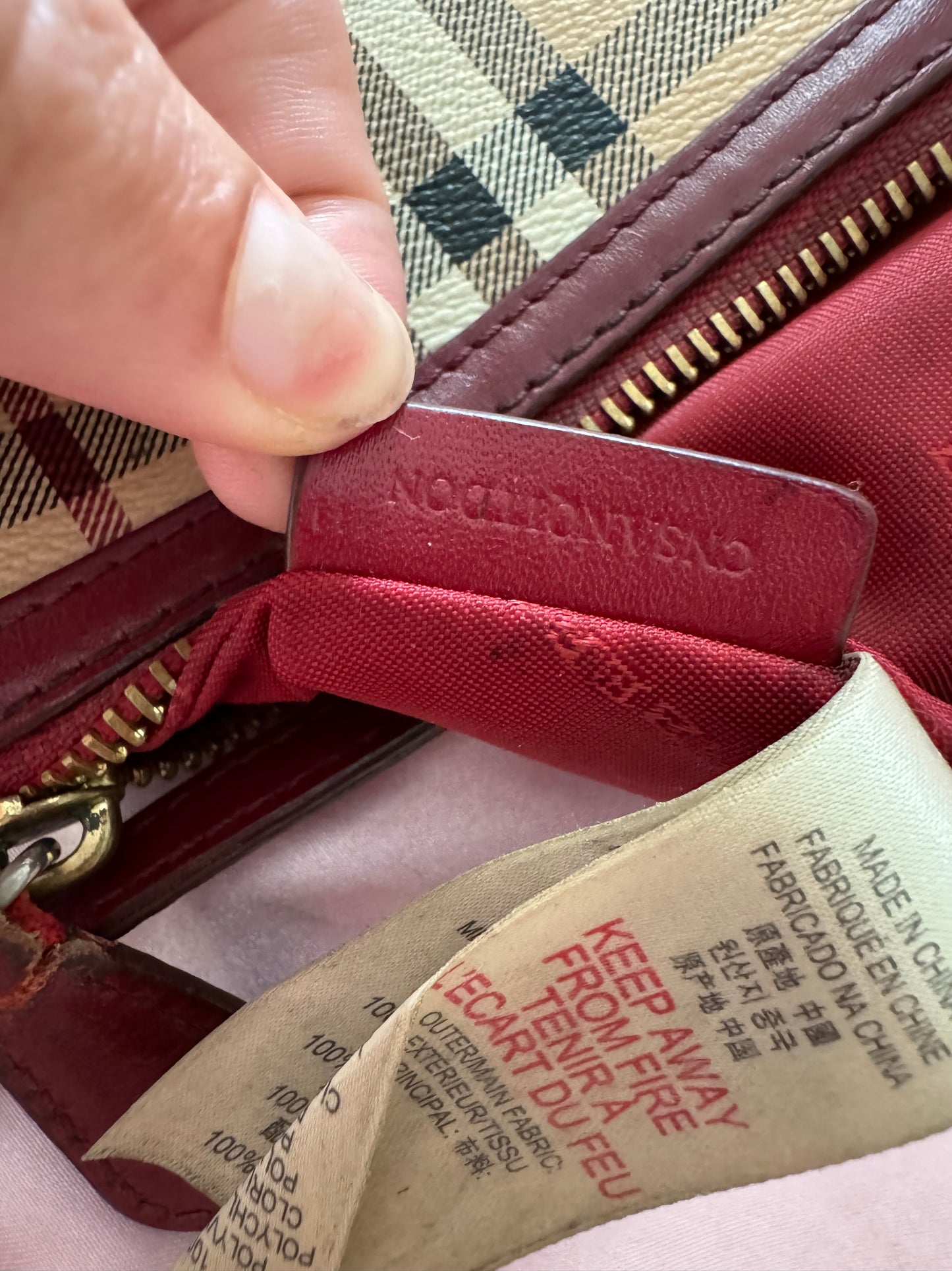 Pochette Burberry