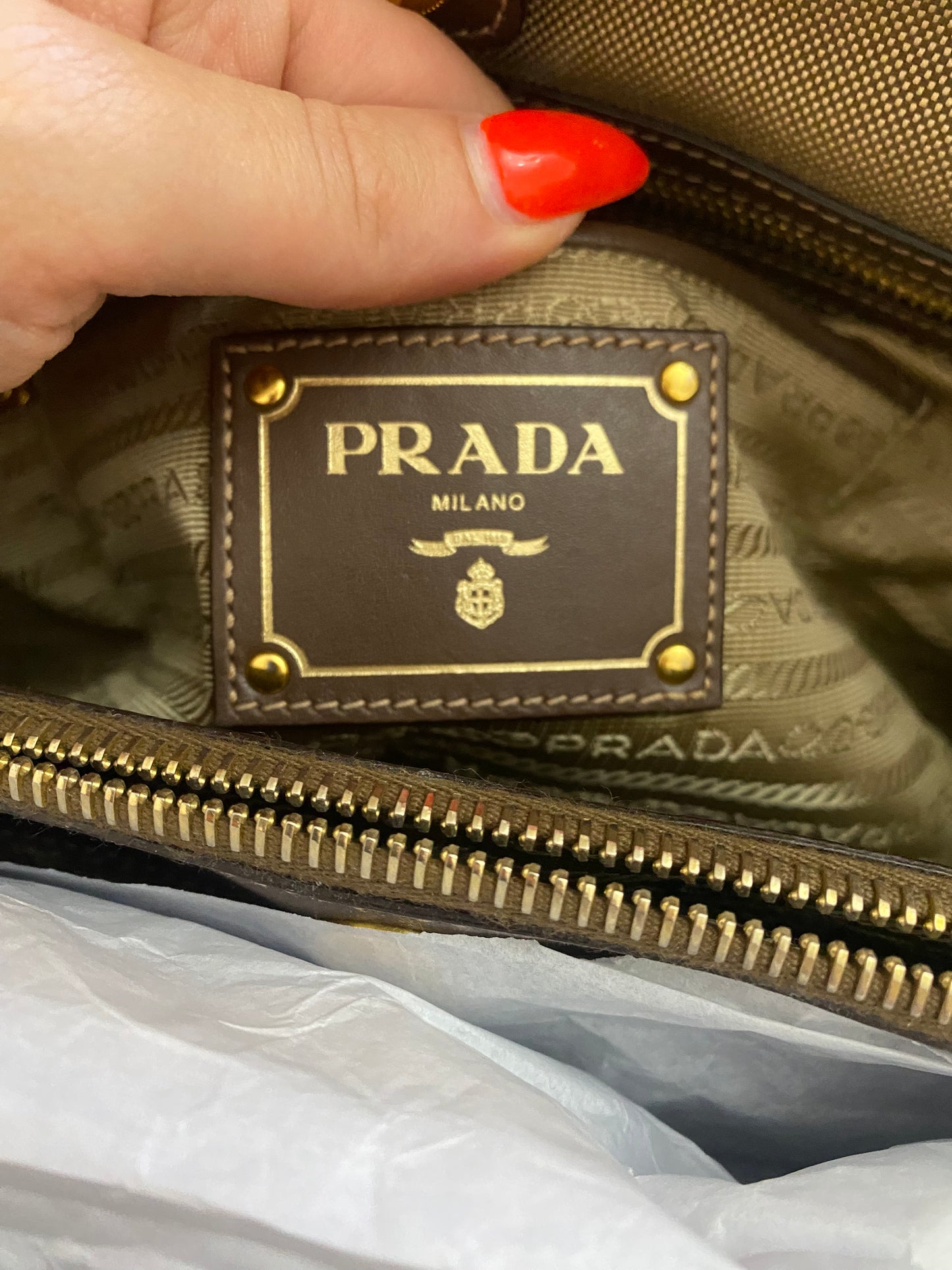 Prada jacquard