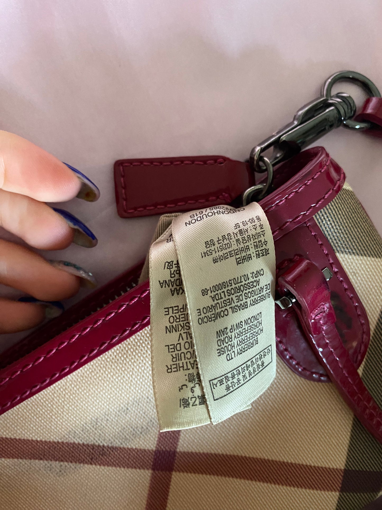 Pochette Burberry