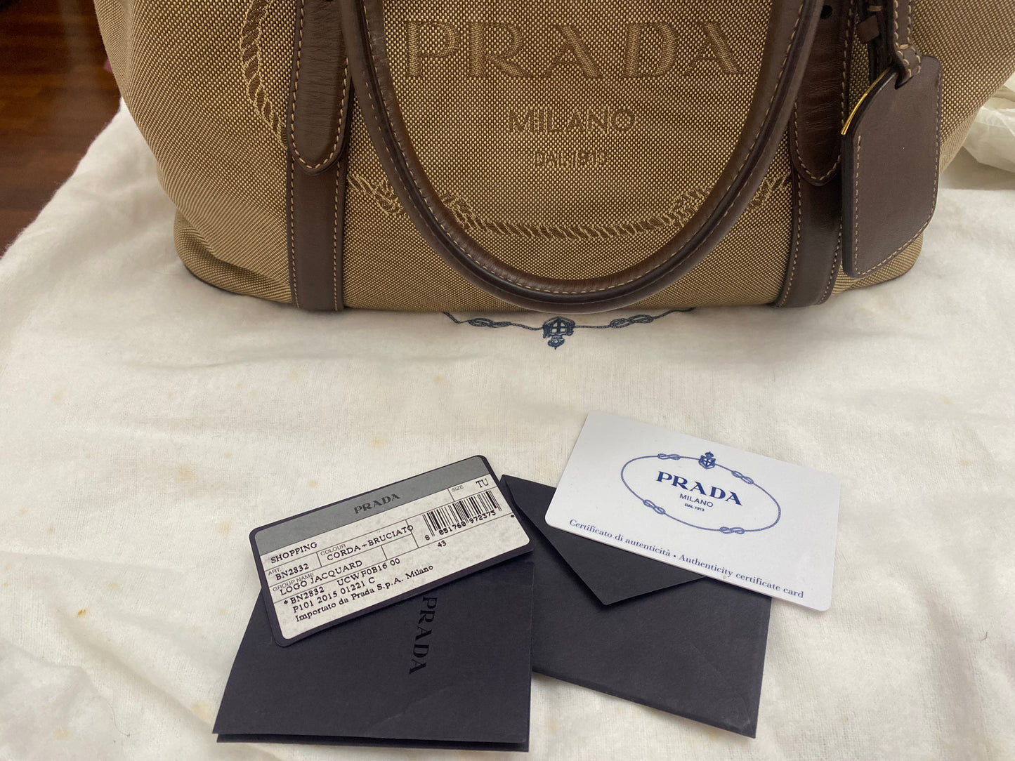 Prada jacquard